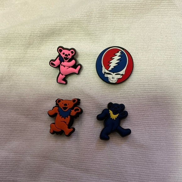 Grateful Dead Jibbitz croc charms NWOT - Picture 2 of 6